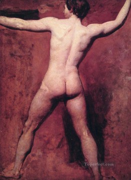 William Etty Painting - Academic male nude William Etty